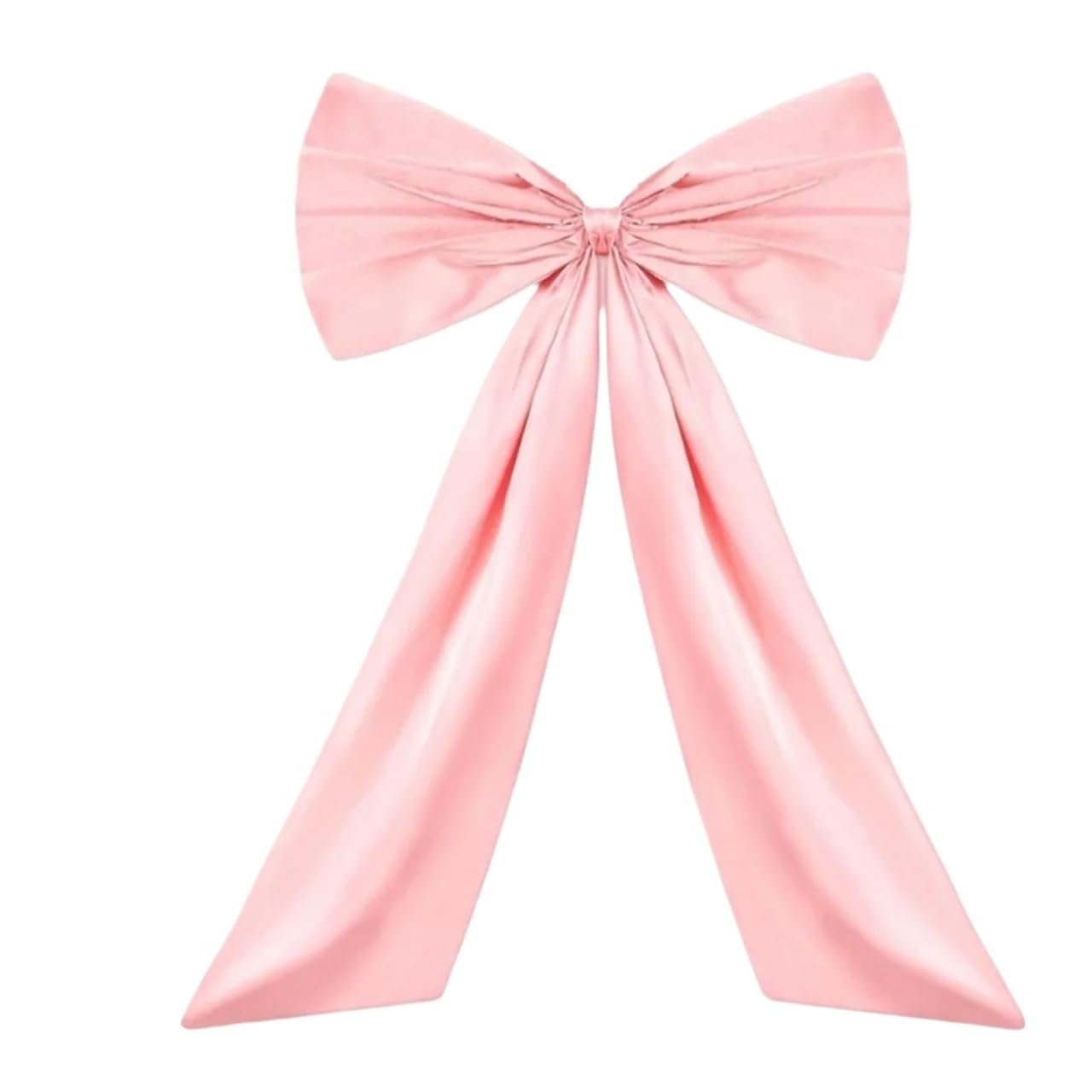 MFESFCS Giant Bow Decorations Fashion Satin Ribbon Big Coquette Bow Hanging Large Giant Bowknot Bow Decoration Birthday Party(Pink)