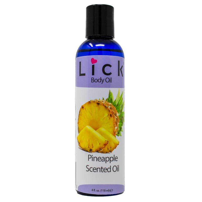Óleo corporal perfumado LICK Pineapple, 120 mL
