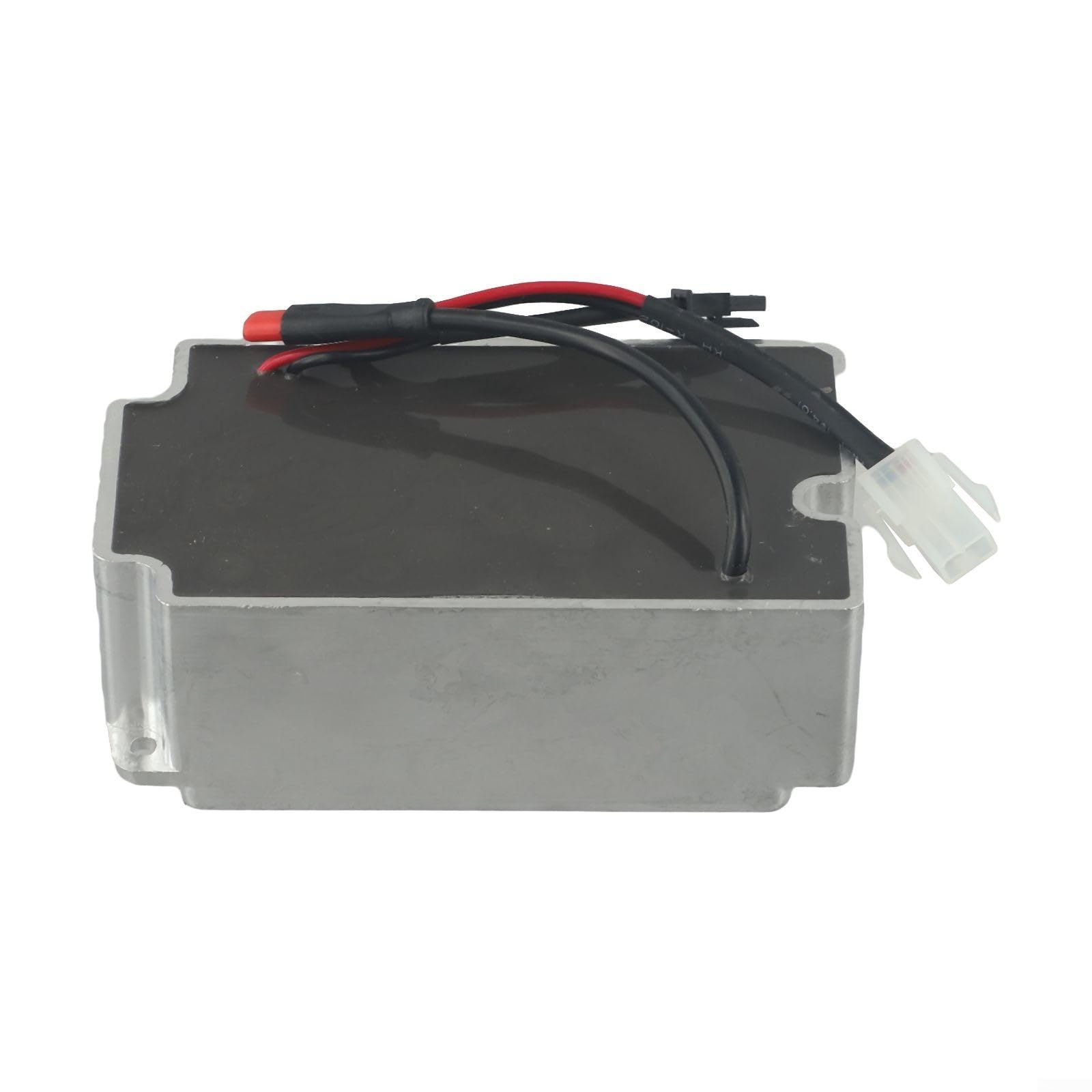 Port de charge intégré en métal compatible avec la trottinette électrique Ninebot Max, prise de rechange argentée pour réparation de chargeur, accessoire de montage 117 x 71 x 43 mm