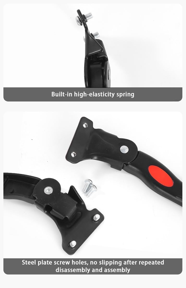 Fahrradständer für Ghost E-Riot Pro 2020–2026, Höhenverstellbarer Fahrrad Kick Stand Bike Stand Aluminiumlegierung Rutschfester Fahrradständer,B : 