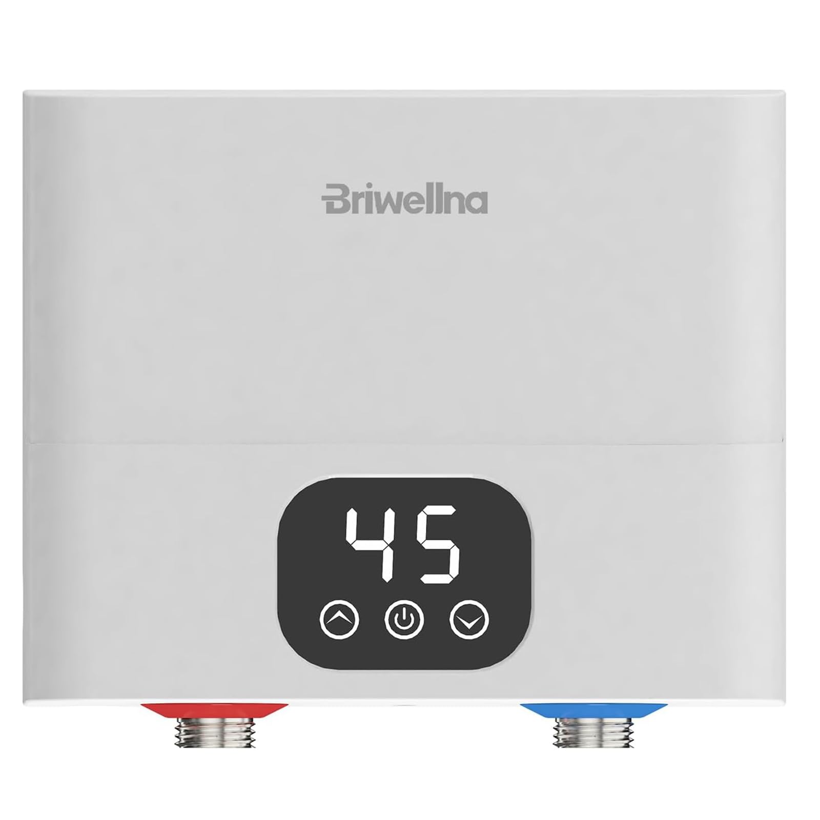 220V Calentador Agua Instantaneo Eléctricos,5500w Termo Eléctricos con Indicador LED de Temperatura,Sin tapón, Resistente a La Presión, Apto Para Lavabos, Cocinas, Fregaderos