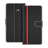 Die COODIO handyhülle für Samsung Galaxy Xcover 4S im bookstyle mit magnetverschluss, standfunktion und kartenfächer, kompatibel mit Samsung Galaxy Xcover 4S 5,0 Zoll smartphone.