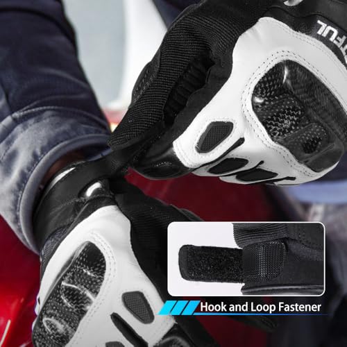WTACTFUL Goatskin Carbon Motorcycle Gloves