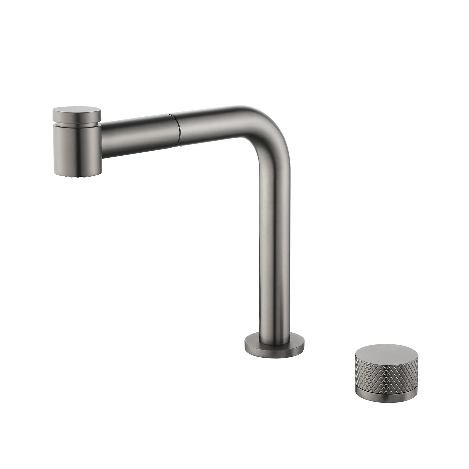 Robinet lavabo monocommande extensible pour faciliter le lavage des cheveux dans la salle de bain