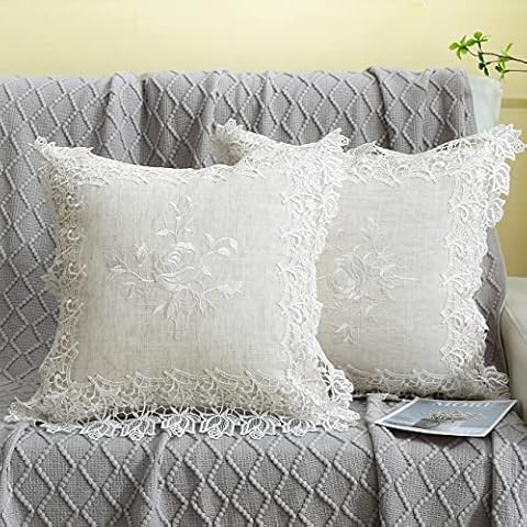 K MASANIJI Floral Throw Pillow Covers Cover