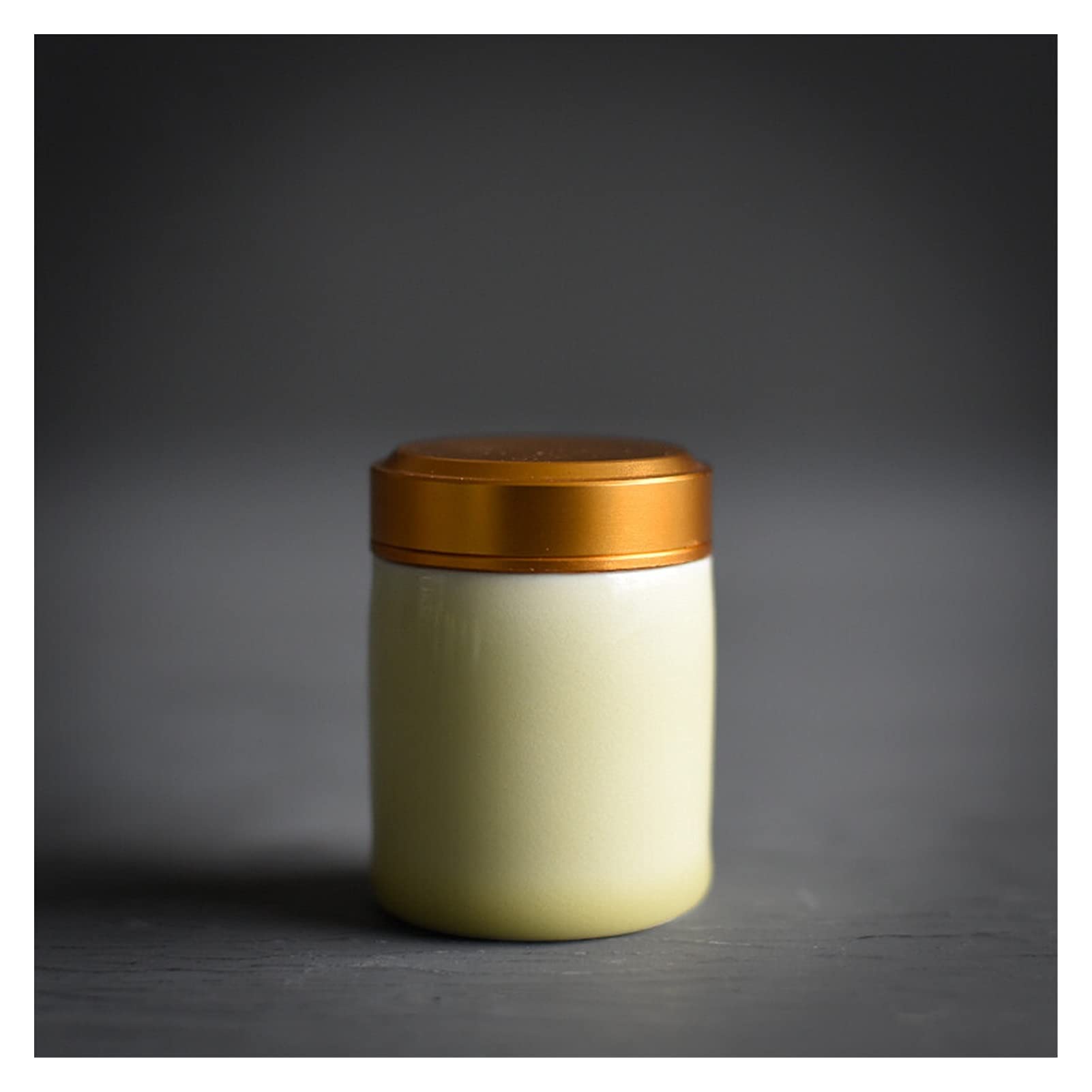 Bote de Té Celadon Metal Tornillo Cap Mini TE Tea Can PEQUEÑO Caja DE Tiempo DE Viaje PEQUEÑO POTE Caja DE Tea Almacenamiento de Té, Regalo para Amigos (Style : E)