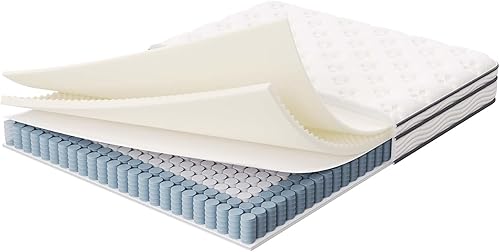 Miniatura 189 de Modway Jenna - Colchón King de muelles interiores (8 pulgadas), Tela, Blanco