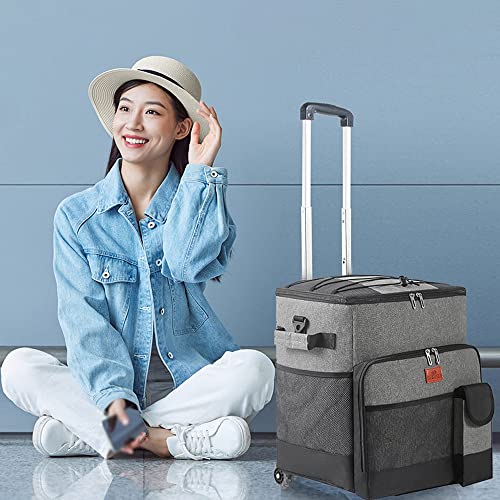 BHCASE Bolsa refrigeradora portátil para acampamento, isolamento térmico, organizador de armazenamen