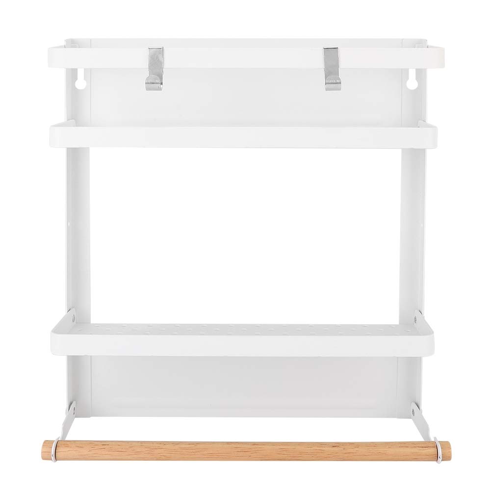 Almacenamiento Para Colgar En El Refrigerador, Especiero Magnético Para Refrigerador, Estante Para Refrigerador Plegable Multifuncional Para El Hogar, Organizadores Para Refrigerador (blanco)