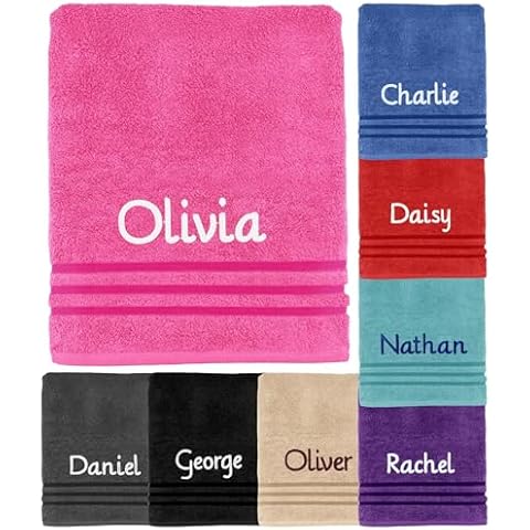 Gembroidery Personalised Cotton Towel Set Cover