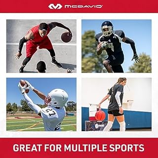 McDavid Manchette Bras Sport avec Coudière de Protection pour Hommes et Femmes - Plusieurs Couleurs - Concu pour Faire du Basketball