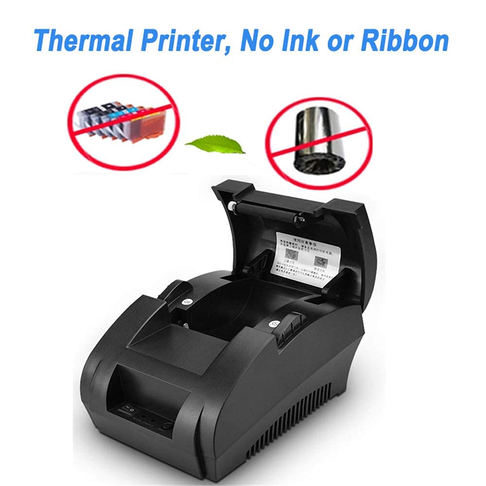 Stampante Termica ricevute USB Bluetooth Stampante POS da 58 mm finestre telefoni cellulari supermercati e Negozi, USB + BT