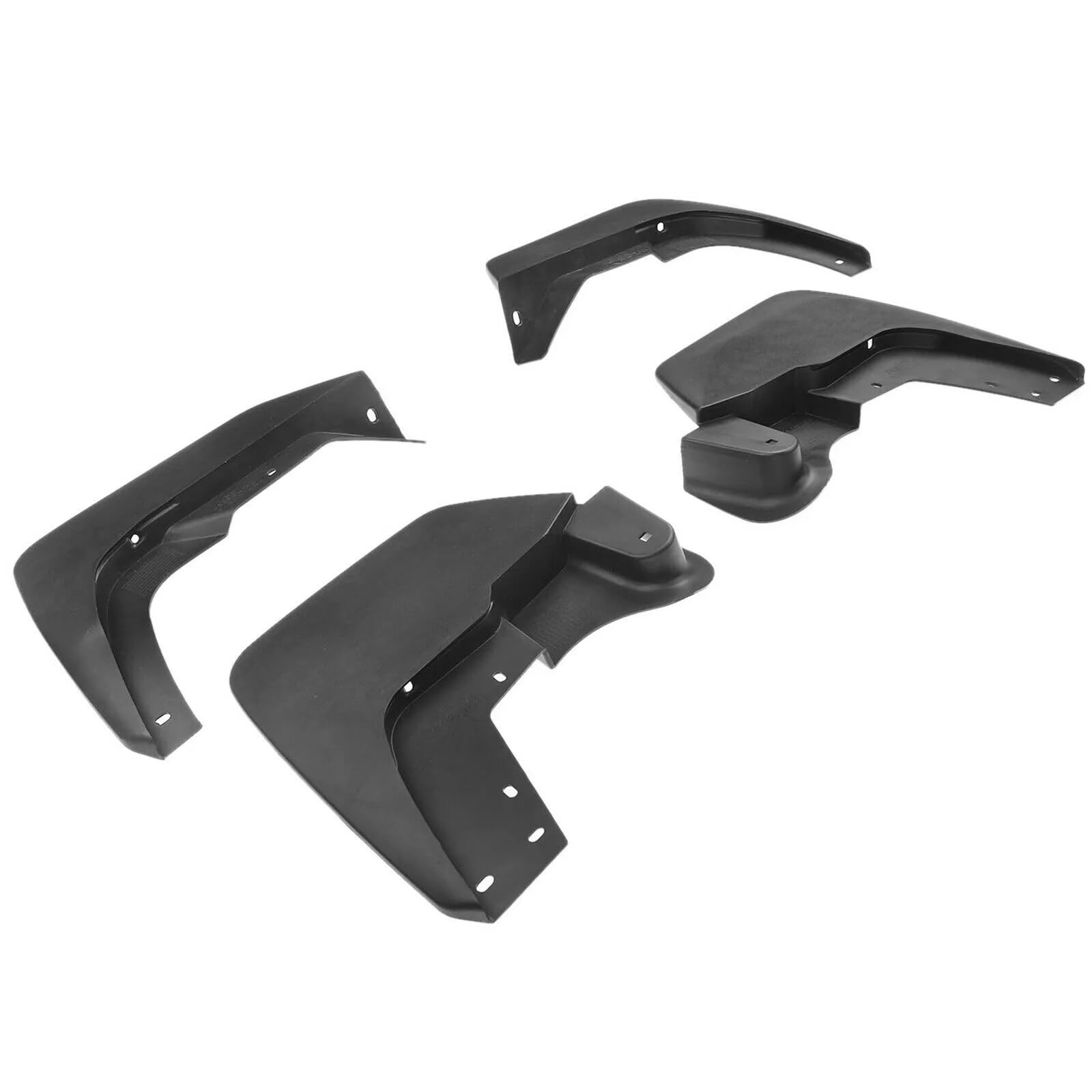 4 Paraspruzzi in Gomma Nera Anteriori + Posteriori per Dacia Duster 2 2018-2024