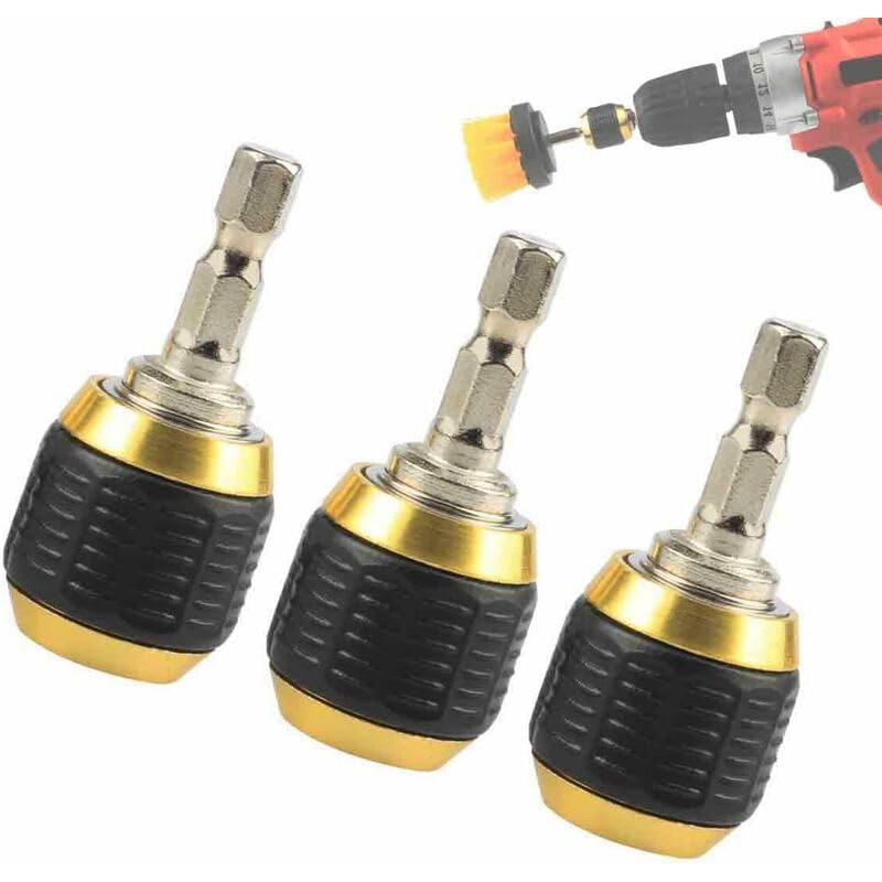 Primega 60 mm cabeza grande pop-up mango hexagonal junta de cambio rápido 3 piezas
