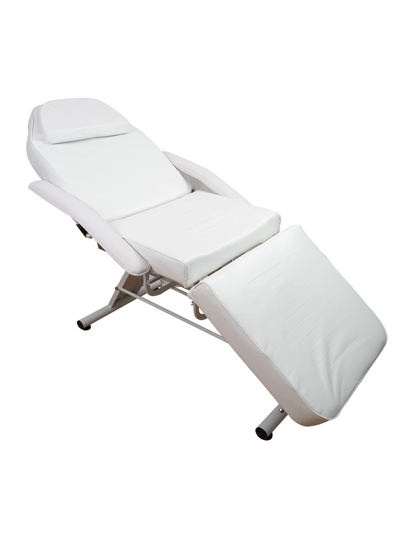 MEISHIDA Facial Chair SPA Chair Massage Bed Lash Bed for Eyelash Extensions Massage Table with Trays (whtie)