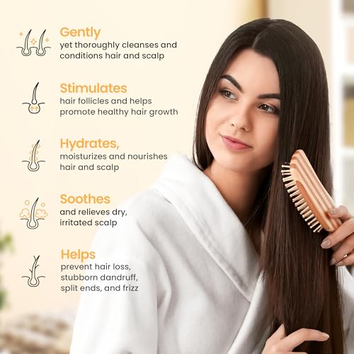 Manuka Hair Growth Shampoo and Conditioner - Best for Thinning, Hair Loss, Color-Treated, and Dry Scalp - Hydrating, Sulfate-Free Formula