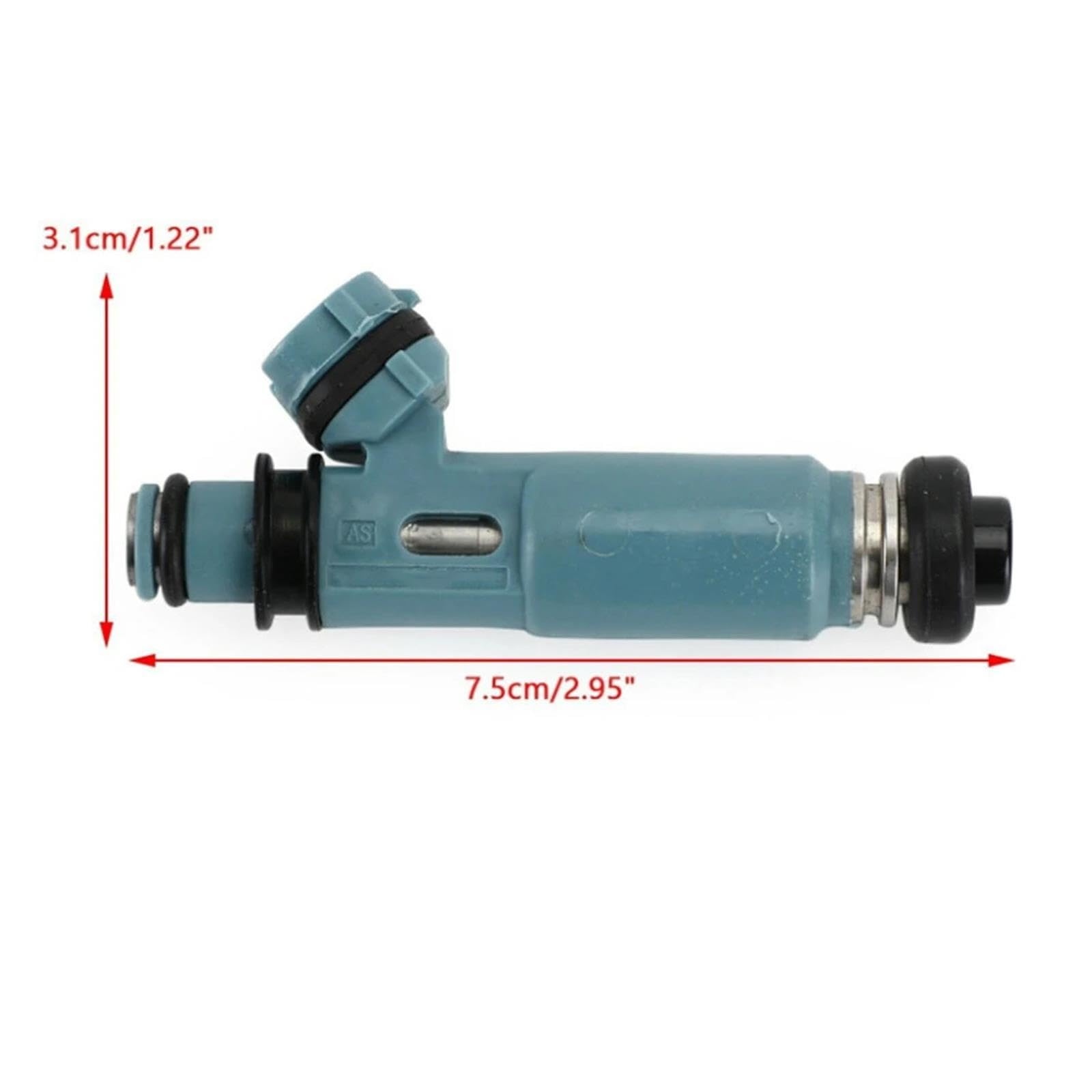 4 Inyectores De Combustible 195500-4460, Compatible Con Mazda FC3S Turbo