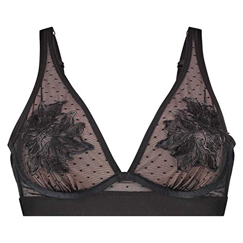 Preisvergleich Produktbild HUNKEMÖLLER Damen Ungepolsterter Bügel-BH Amelia Schwarz 85C