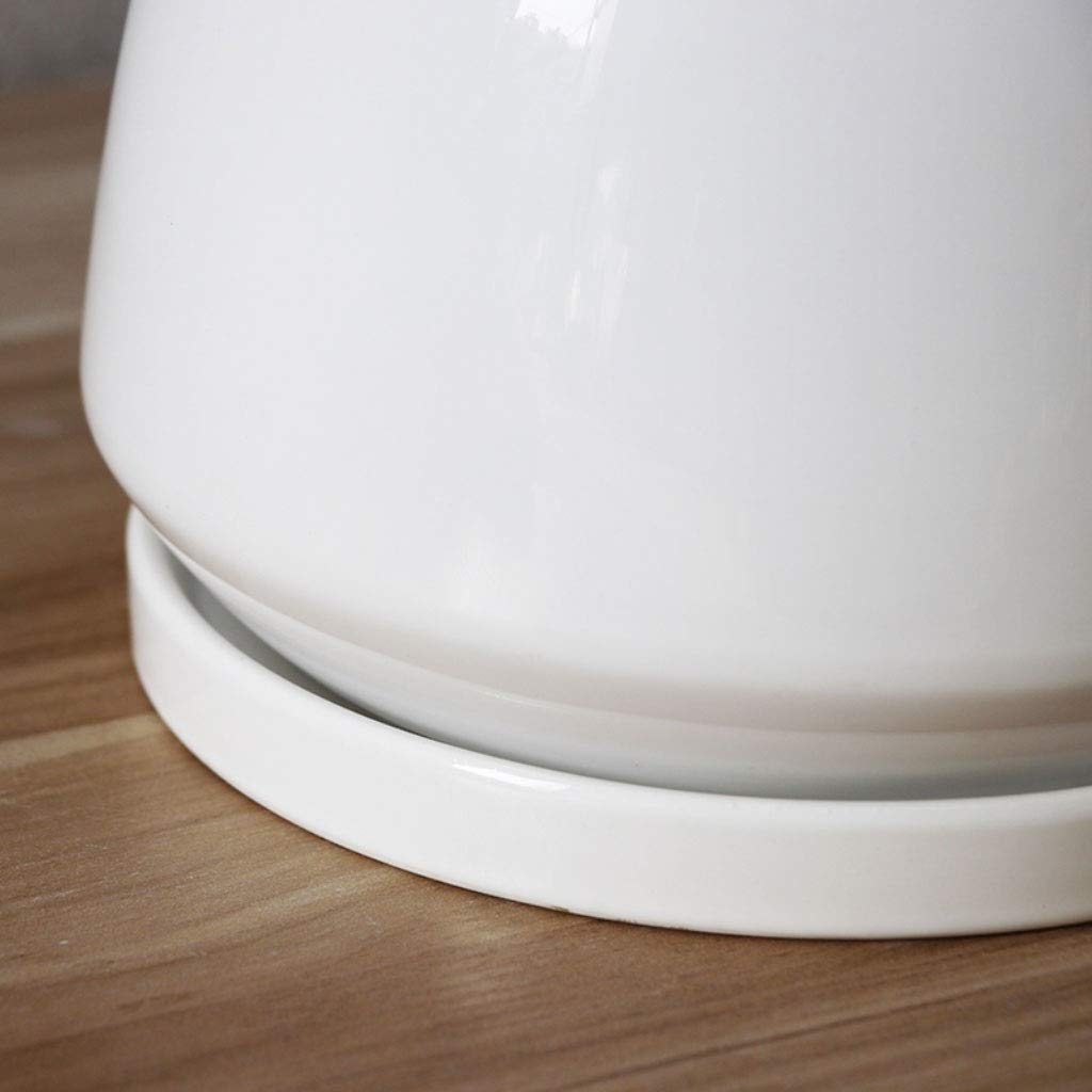 Dekoracyjne doniczki na kwiaty biała ceramiczna doniczka na kwiaty na zewnątrz dziedziniec ogród dom stolik do kawy biuro dekoracja doniczka z otworem doniczka 15 cm ogród doniczka