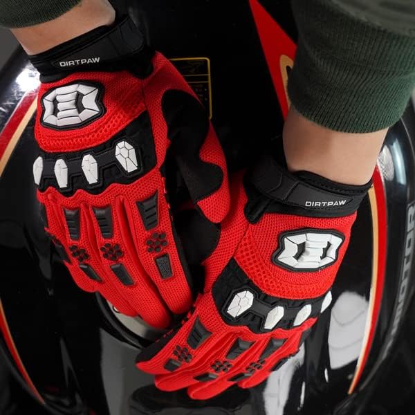 Miniatura 3 de Seibertron Dirtpaw - Guantes unisex para bicicleta BMX MX ATV MTB guantes para bicicleta de montaña, ciclismo, todoterrenoDirt Bike, guantes de