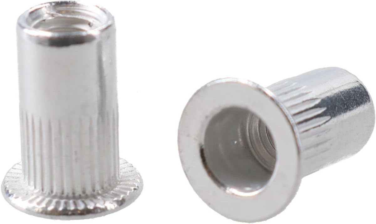 M5 5mm Alu Nut Serts Riveting Nuts Rivet Threaded Inserts Blindnut Rivnut 50pc
