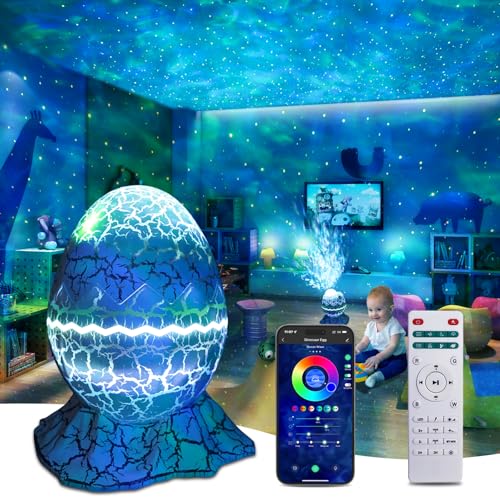 Rossetta Galaxy Projector for Bedroom, Smart App Star Light Projector with Bluetooth Speaker and White Noise, Night Light for Kids Adults Game Room, Home Party...