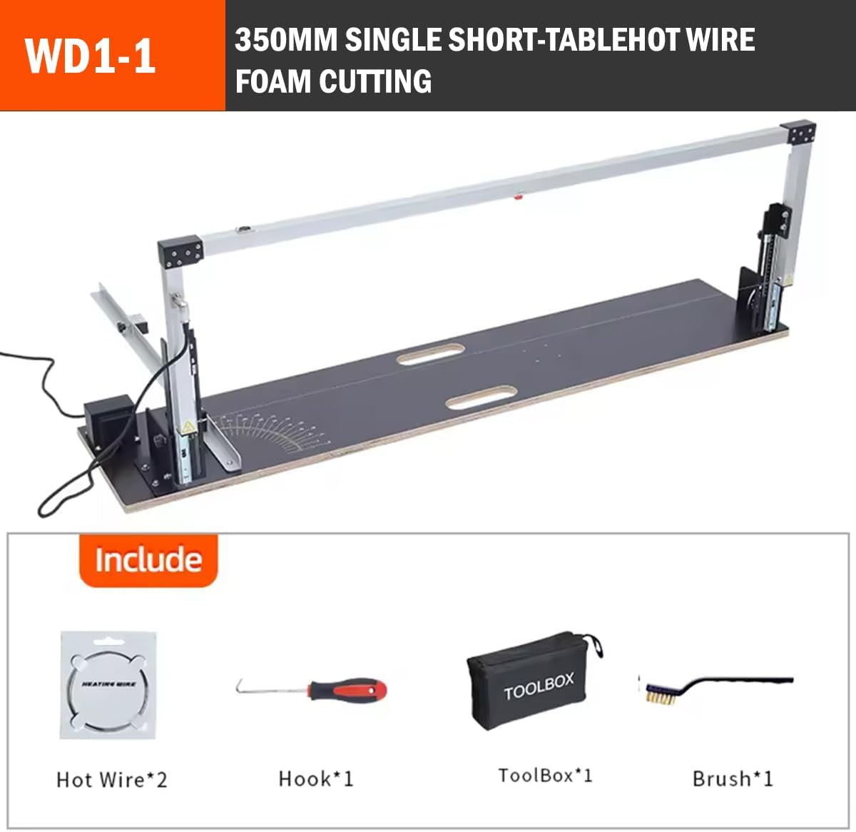 Hot Wire Cutter 200W Foam Plastic Desktop Portable Hot Wire Cutter Hard Foam Thermal Cutter Cutting Polystyrene Insulation Board, Xps Foam, Kaizen Foam, Polystyrene Foam