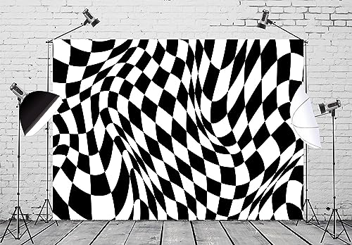 Fondo Fotográfico BELECO 7x5ft Blanco y Negro miniatura 2