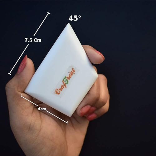 Miniatura 2 de CrafTreat Carpeta de hueso de teflón y herramienta de puntuación  Ergo Square  Marcador de papel para manualidades de papel, origami,