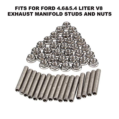 Big-Autoparts BA-10914001 16 Pcs Stainless Steel Exhaust Manifold Stud Nuts Kit thumb #4