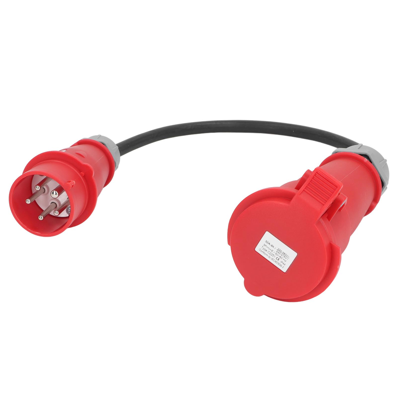 Adattatore Convertitore CEE da 32A Femmina a 16A Maschio IP44 per Cantieri Edili 220V 380V e Applicazioni Industriali