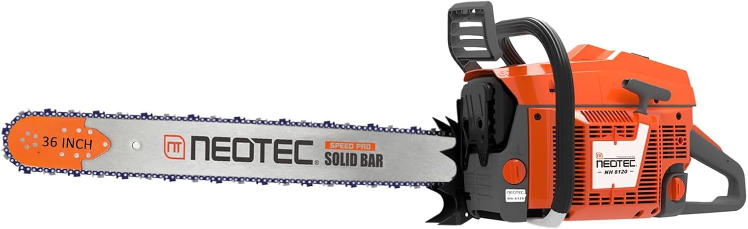 Amazon.com : NEO-TEC NH8120 Chainsaw Gas 120cc Gas Powered