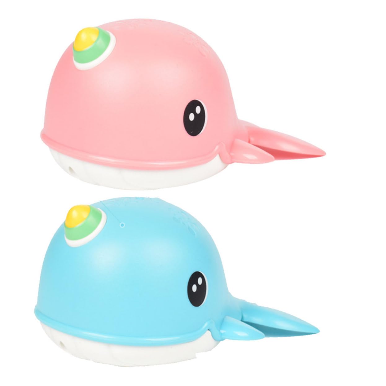 Toddmomy 2piezas Juguetes Acuáticos De Baño De Cuerda Forma De Ballena De Dibujos Animados Juguetes De Bañera De Ballena