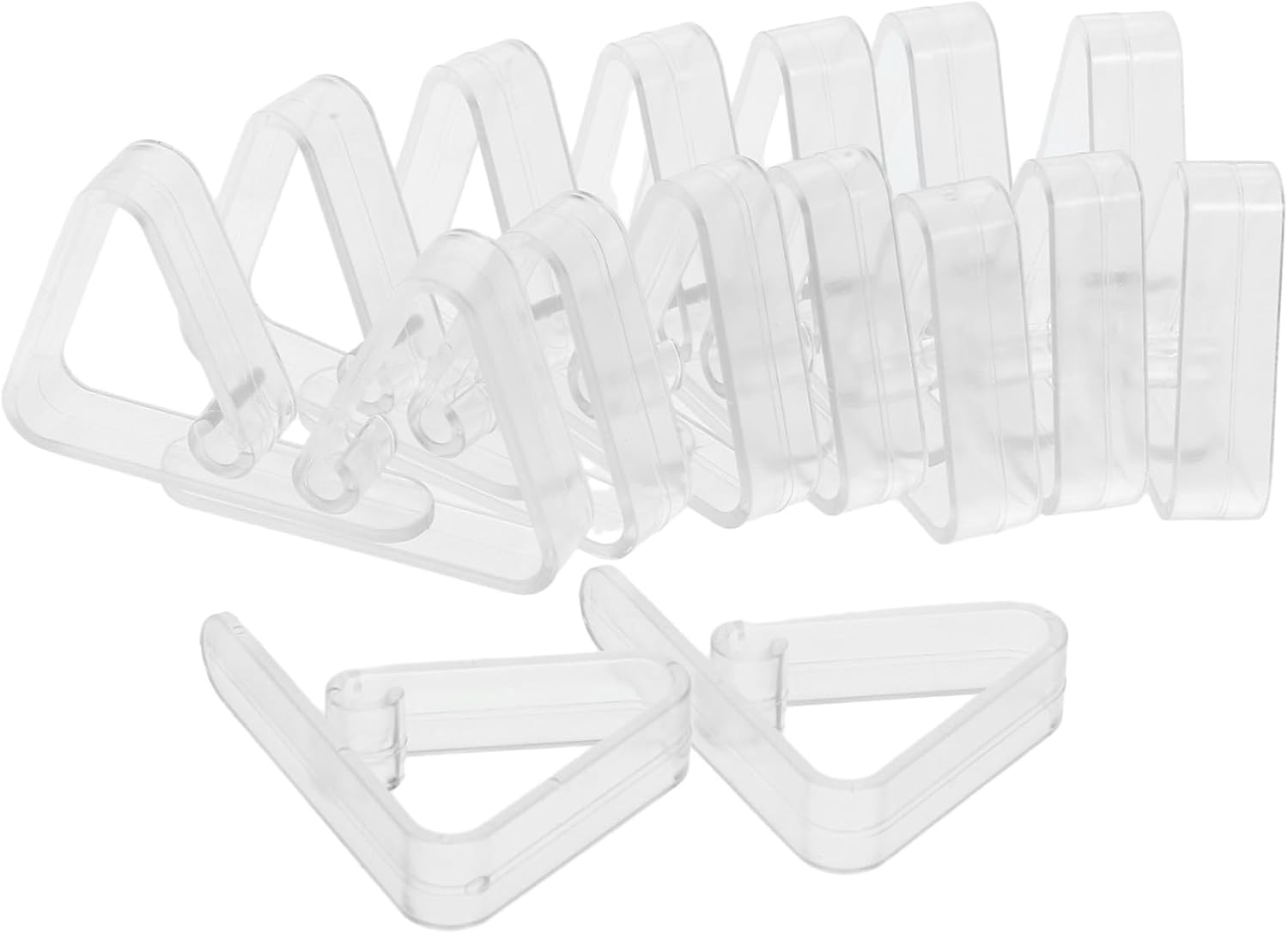 ABOOFAN 16Pcs Tablecloth Clips Waterproof Plastic Table Cover Holders Non-Slip Picnic Table Clamps for Outdoor Events Parties and Weddings