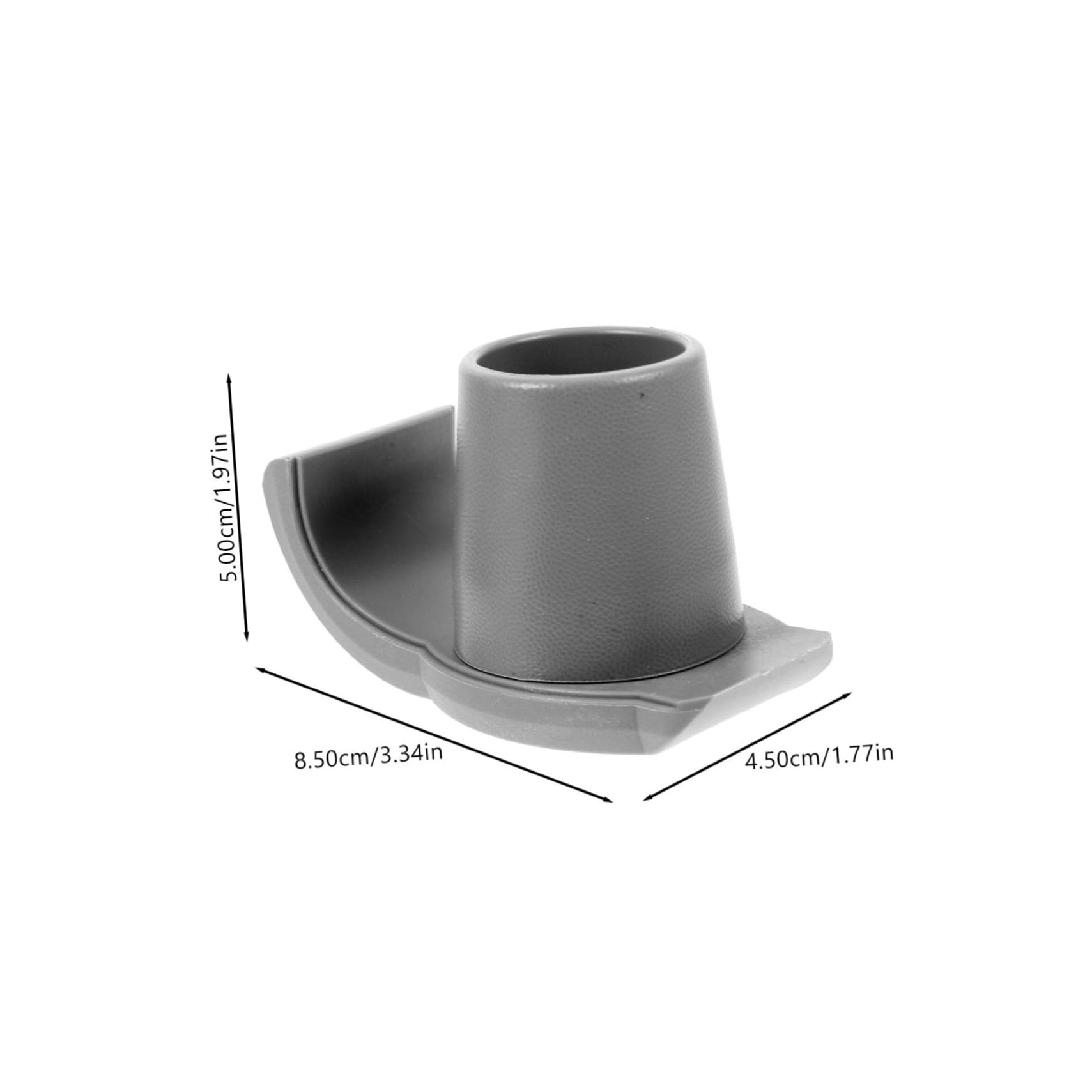 BUTIFULSIC 2pcs Non-Slip Sled Foot Mat Crutch Pads Crutch Foot Pads Non-Slip Crutch Pad Crutch Tips Cane Covers Crutches Pads Crutches Accessories Crutch Feet Sleeves Cane Tips Grey Rubber