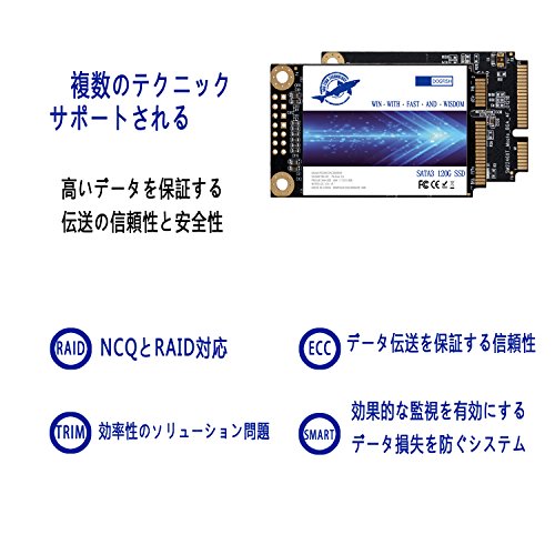 Image of Dogfish Msata 256GB Internal Solid State Drive Mini Sata SSD Disk