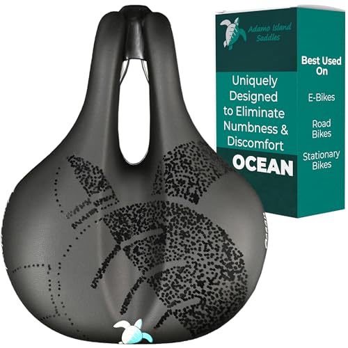 Adamo Island Saddle Ocean Comfort Bike Seat - Anatomic
