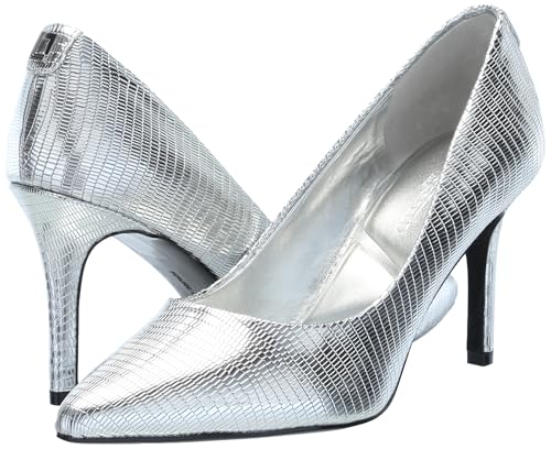 Image of Karl Lagerfeld Women's Royale Snake Textured Dress Pump