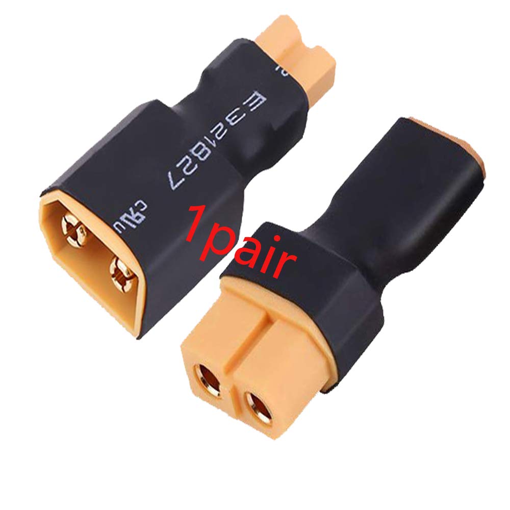 5 Adattatori XT30 Maschio A XT60 Femmina - Per Droni RC FPV E Caricabatterie
