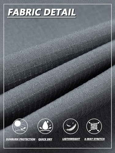 Gash Hao Mens Hiking Pants Quick Dry Lightweight Waterproof Breathable3