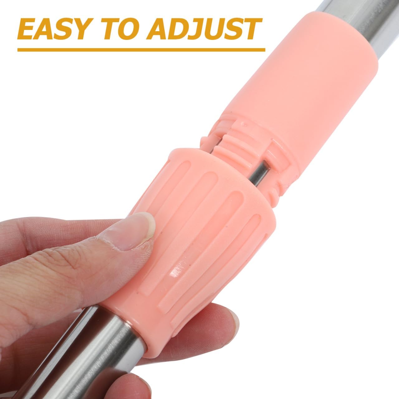 CHILDWEET 2Pcs Adjustable Telescoping Clothes Reach Stick Retractable Clothesline Pole for Easy Drying Extendable Clothes Rod for Closet and Laundry Use and Convenient Clothes Drying