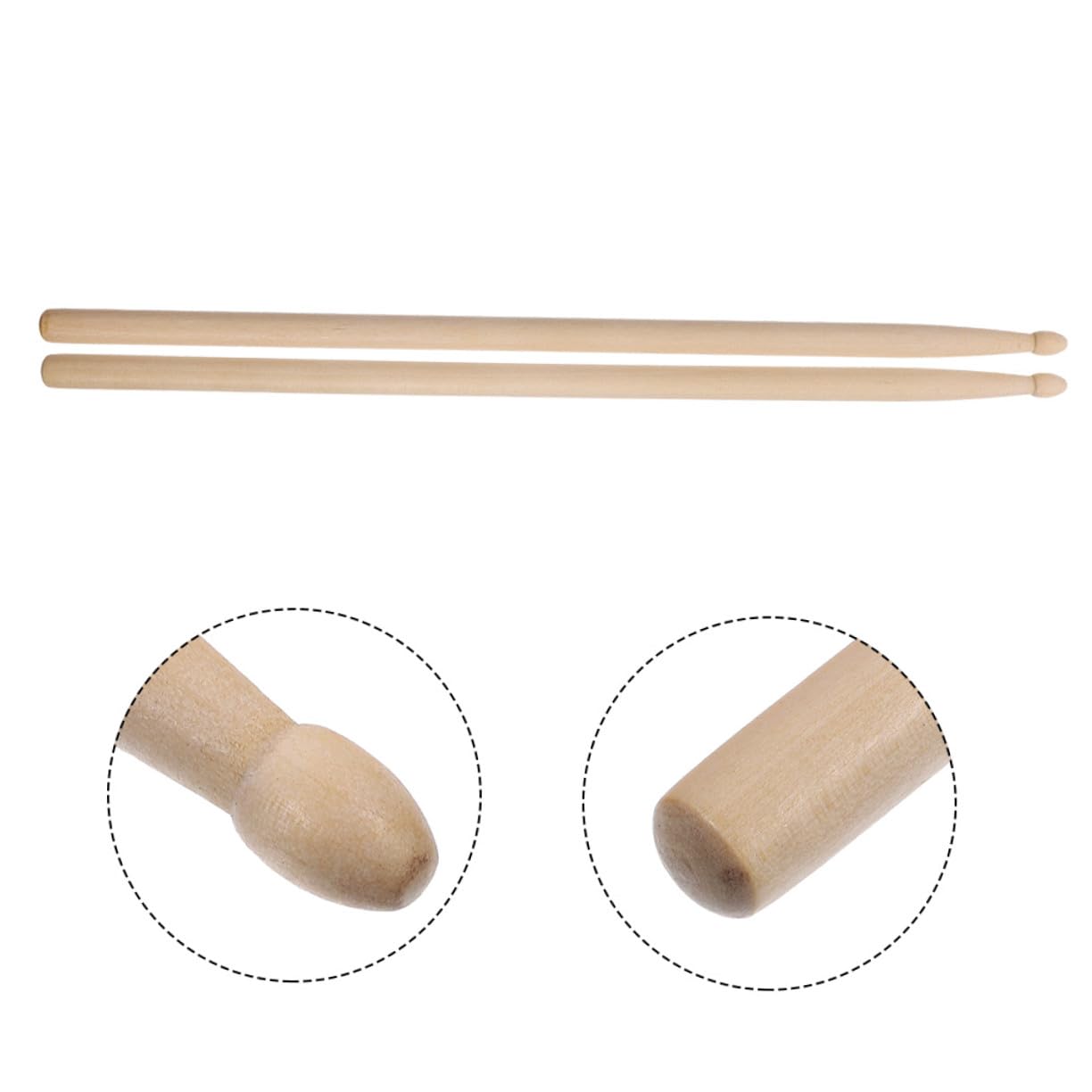 SOIMISS 12paare Holz-schlagzeugstöcke Schlagzeugstöcke mit Komfortablem Griff für Anfänger und Profis zum Üben für Percussion