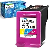HavaTek Remanufactured Ink Cartridge Replacement for HP 63XL 63 XL for Envy 4520 4516 4512 OfficeJet...