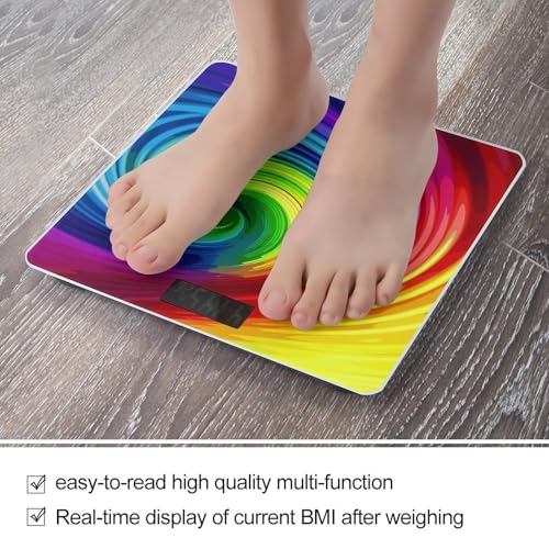 Báscula Digital Smart Rainbow Spiral para Baño con Pantalla Grande miniatura 5