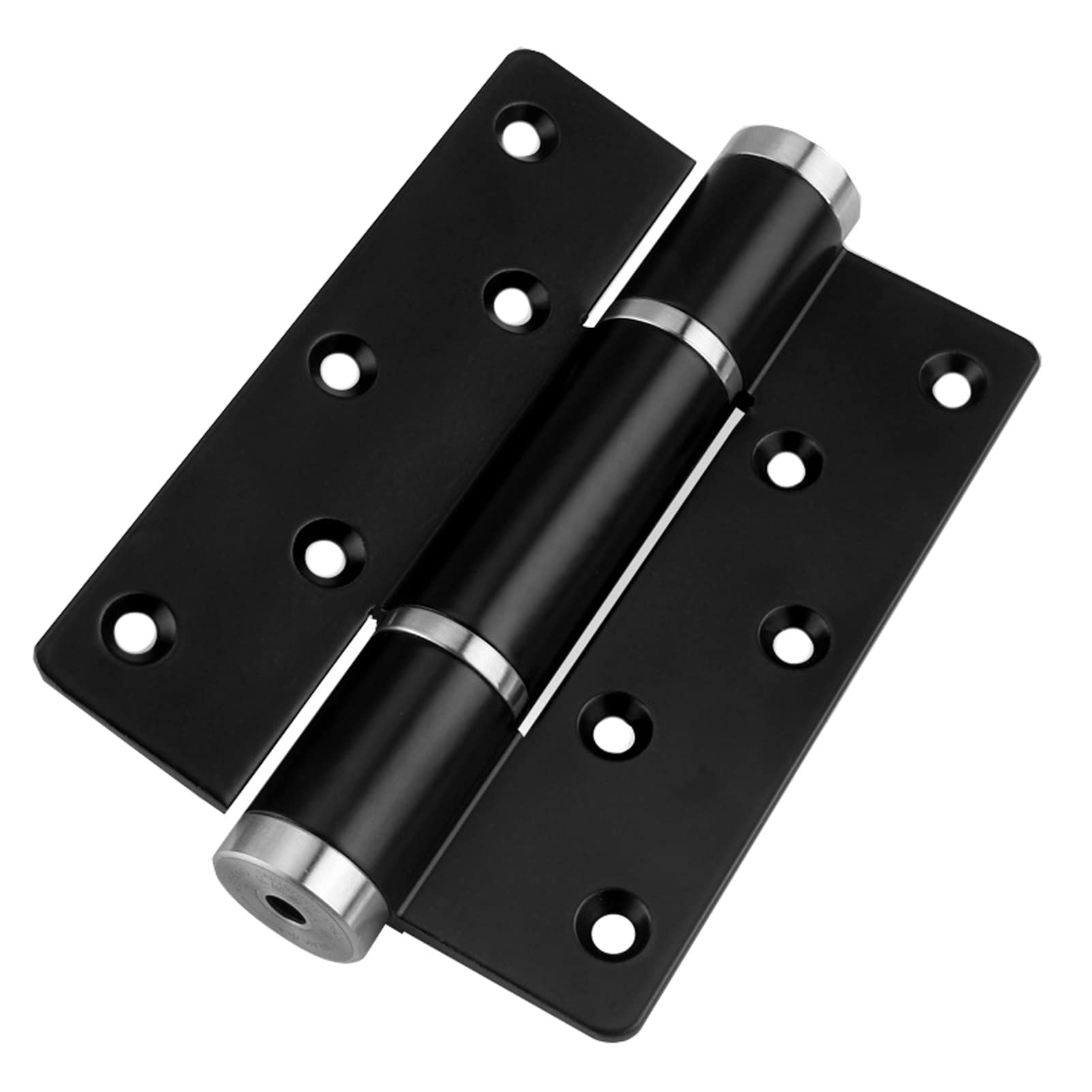 Shundeed Black Multi-Function Invisible Door Hinges, Hydraulic Buffer Automatic Door Closing With Door Closers Spring Hinges Concealed Door Hinges(Black)