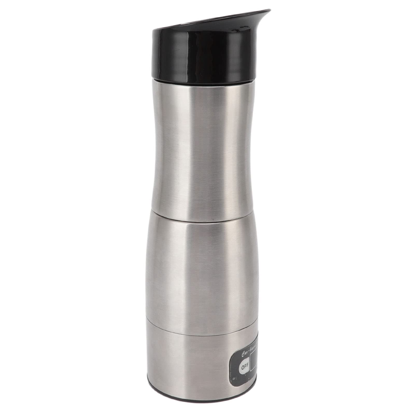 KIMISS Cafetera para Camión 12 24V Acero Inoxidable 304 y Abs 12V Coffeehine Cafetera Eléctrica Cafetera Portátil para Viajes en Automóvil Coffeehine con Cigarrillo de 12V 24V