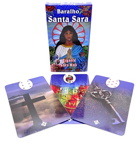 Baralho de Tarô Cigana Santa Sara Kali com Manual