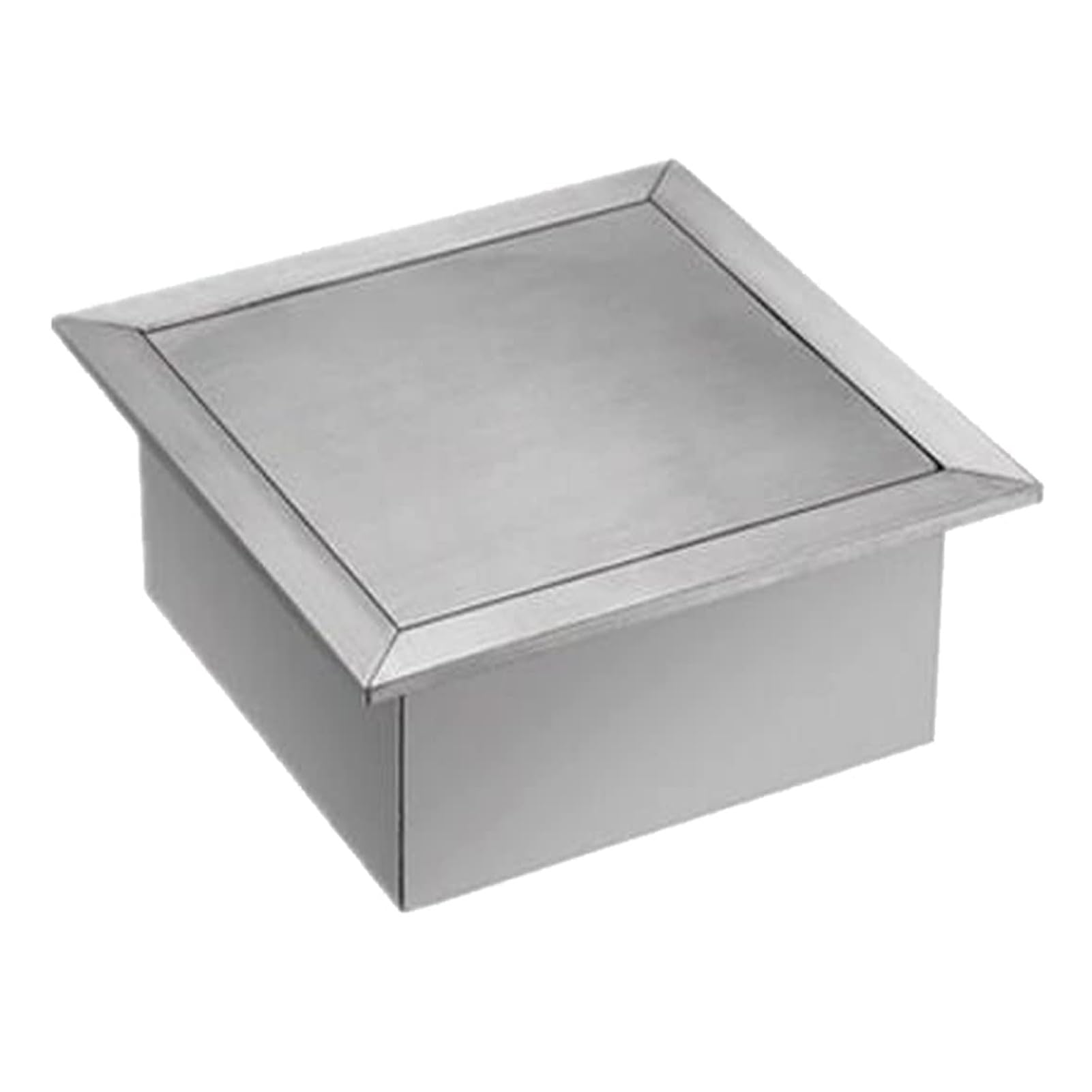 Cubierta de canaleta de basura integrada para isla de cocina, ranura de eliminación de residuos de montaje empotrado, tapa de canal de basura de acero inoxidable para el hogar