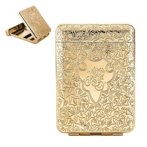 Image of Peaky Blinders Cigarette Case Retro Metal Portable 16 Cigarettes Box - Golden