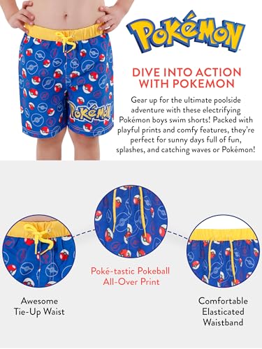Short de bain Pokémon garçon idéal pour la plage - 5